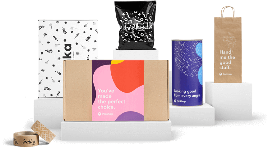 Customised packaging illustration